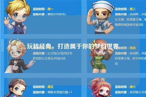 玩轉(zhuǎn)經(jīng)典，打造屬于你的夢幻世界