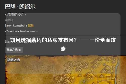 如何選擇合適的私服發(fā)布網(wǎng)？——一份全面攻略