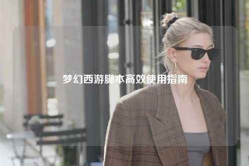 夢幻西游腳本高效使用指南