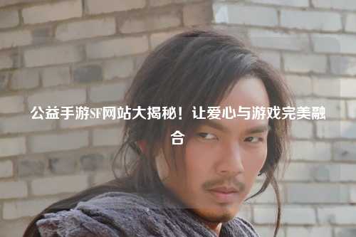 公益手游SF網(wǎng)站大揭秘！讓愛(ài)心與游戲完美融合