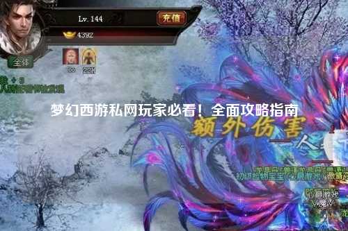 夢幻西游私網(wǎng)玩家必看！全面攻略指南